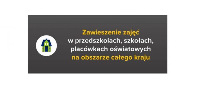 ZAWIESZENIE ZAJĘĆ EDUKACYJNYCH