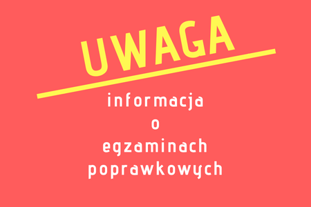 Egzaminy poprawkowe