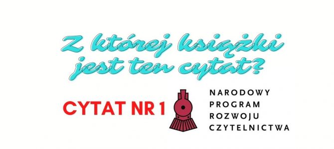 Z której książki jest ten cytat?