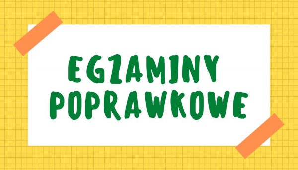 Harmonogram egzaminów poprawkowych 2024